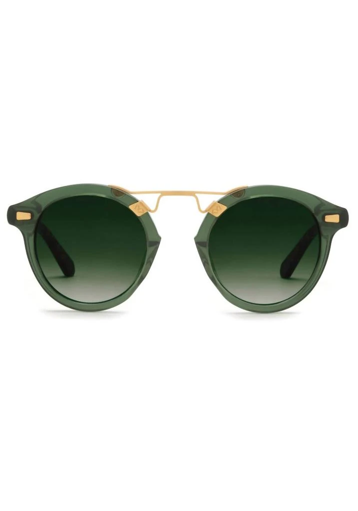 Unisex Coleman Sunglasses In 18K / Matte Indigo Fade  display picture 2