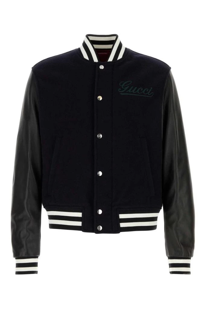 Gucci Gucci Leather Varsity Jacket 1