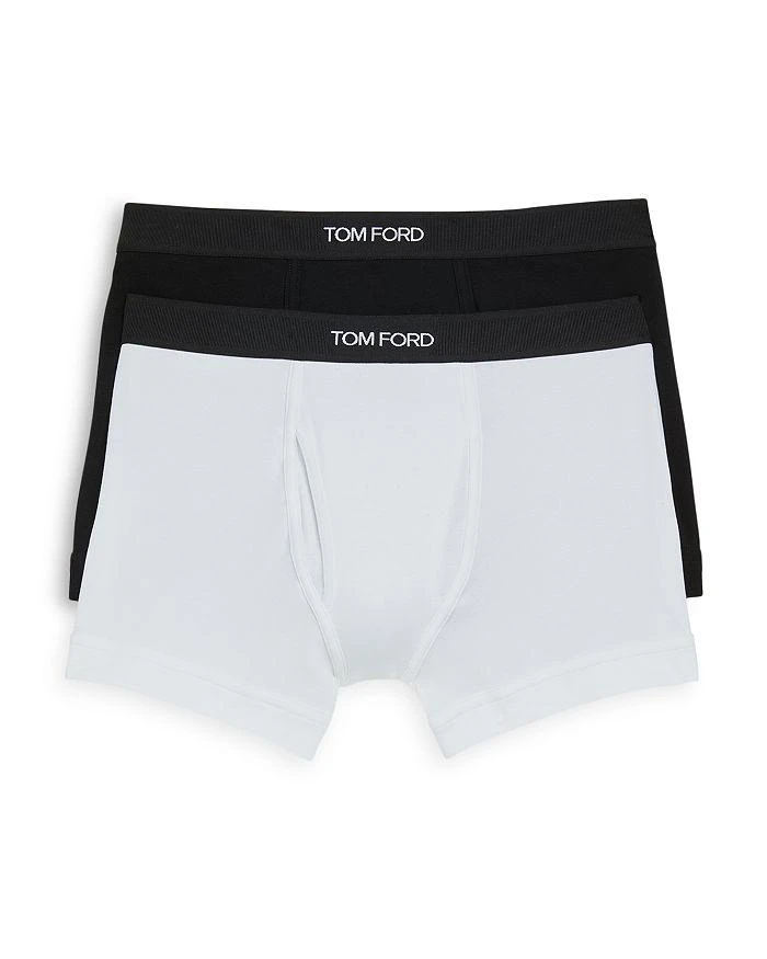 Tom Ford Cotton Blend Boxer Briefs, Set of 2