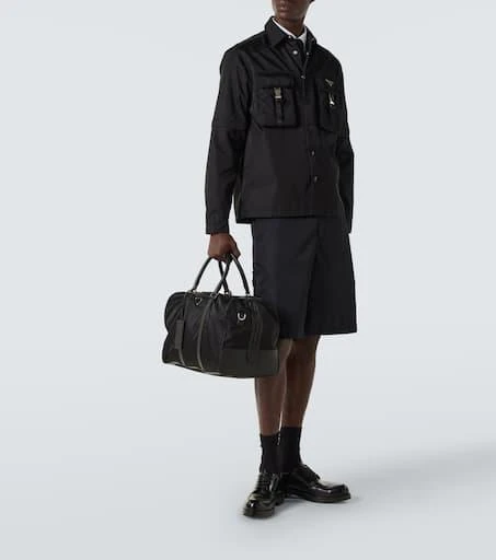 Prada Re-Nylon and Saffiano leather duffel bag 7