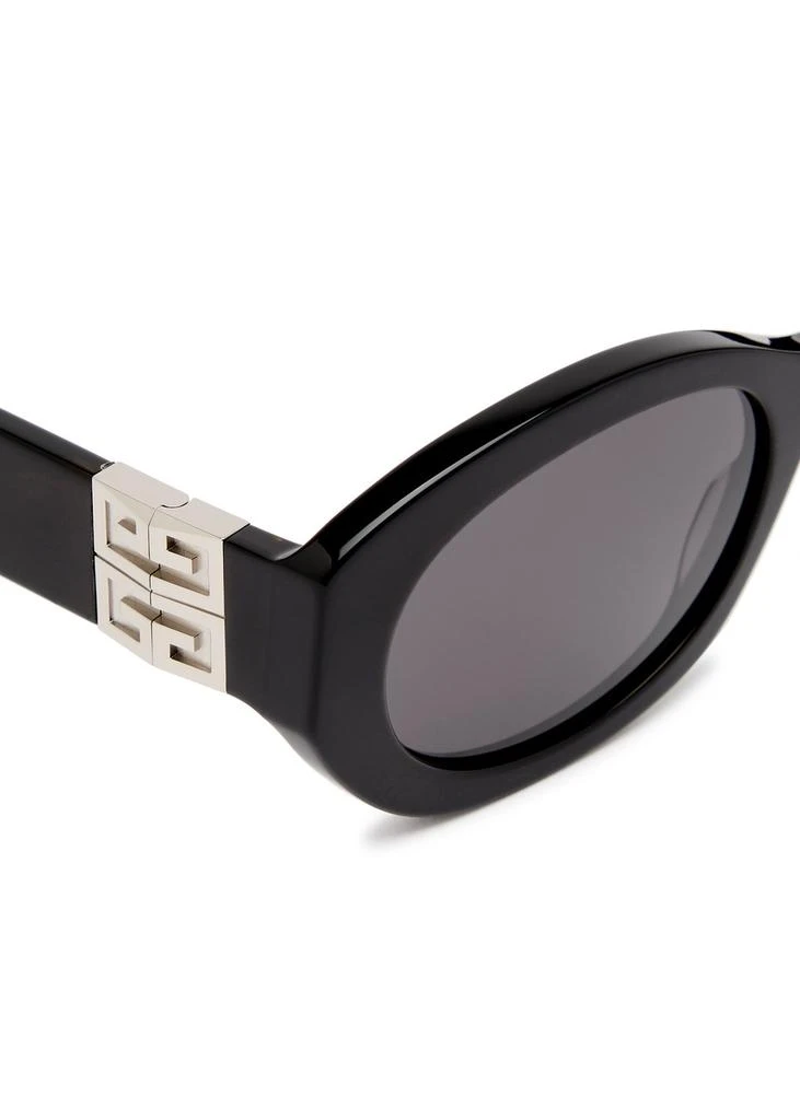 Givenchy Black Oval Sunglasses FRAME Givenchy Oval-Frame Sunglasses In Black - 10% Off | Editorialist main image 2