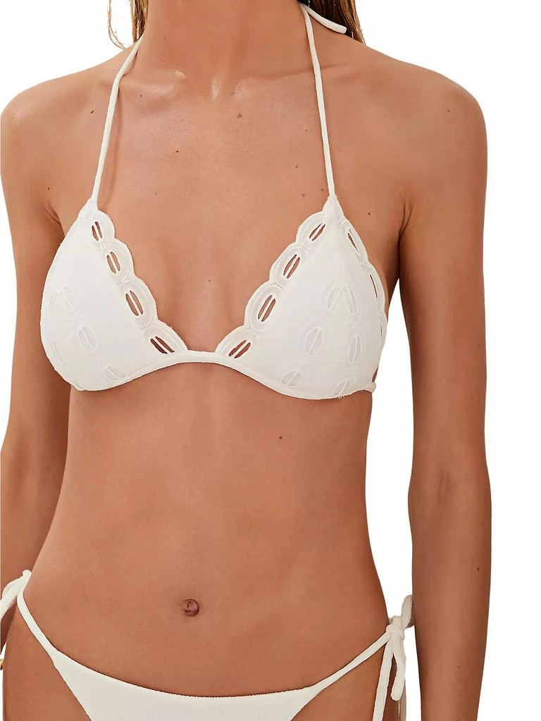 ViX by Paula Hermanny Sea Wanderer Naya Eyelet Triangle Bikini Top 5