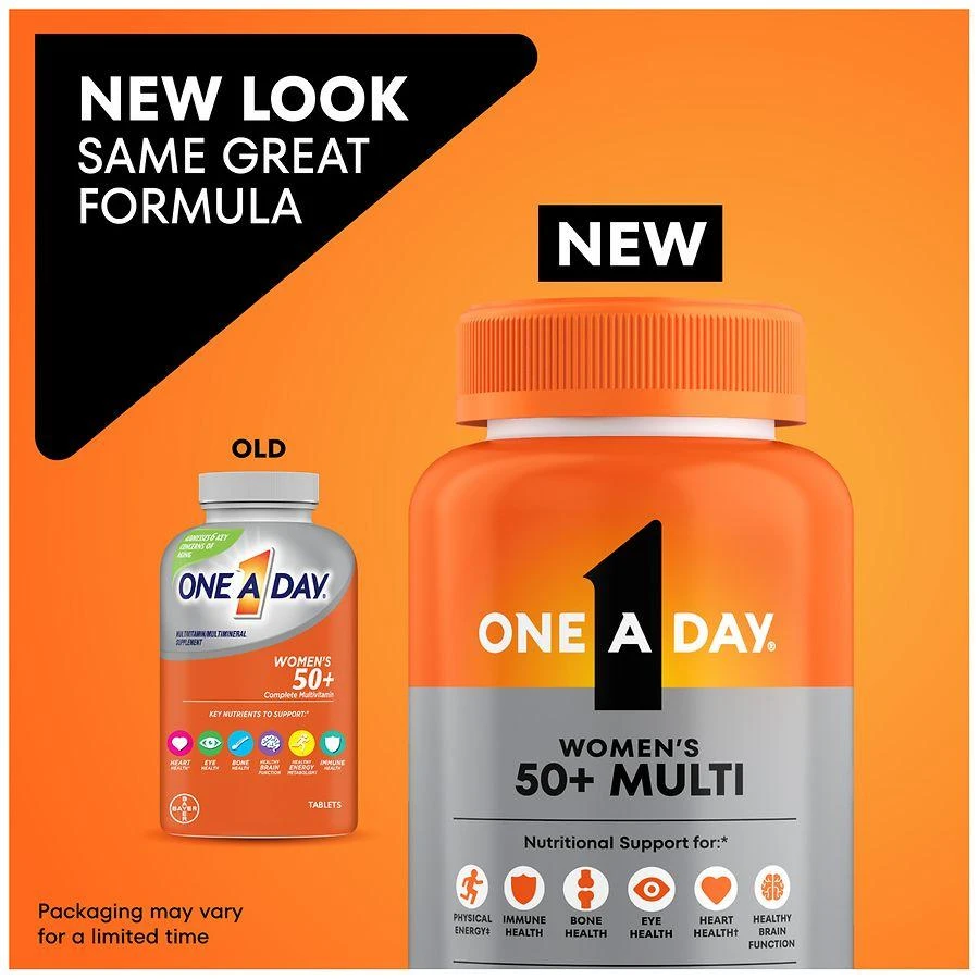 One A Day Women
s 50+ Multi-Vitamin, Tablets 3