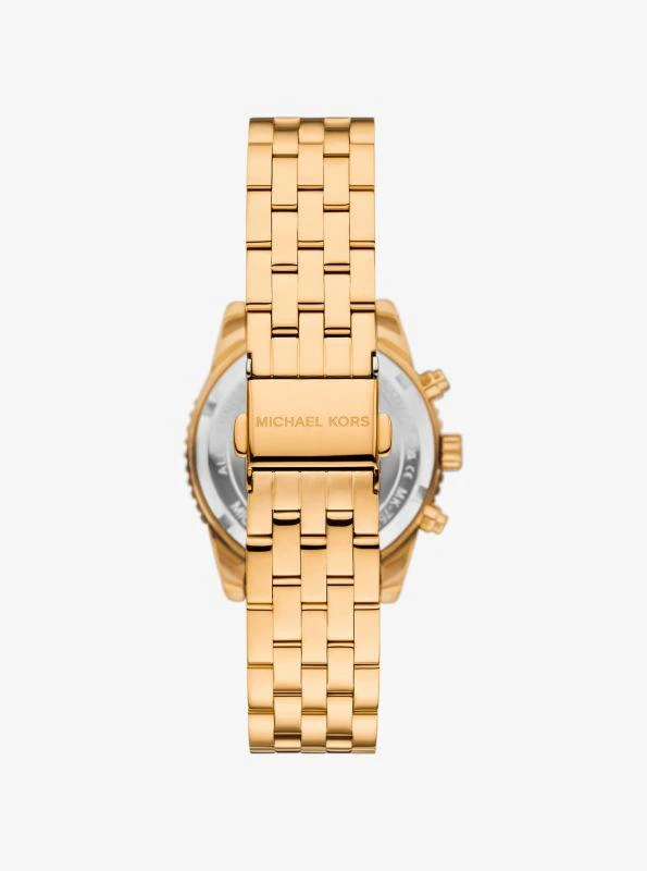 Michael Kors Mini Bryant Pavé Gold-Tone Watch 3