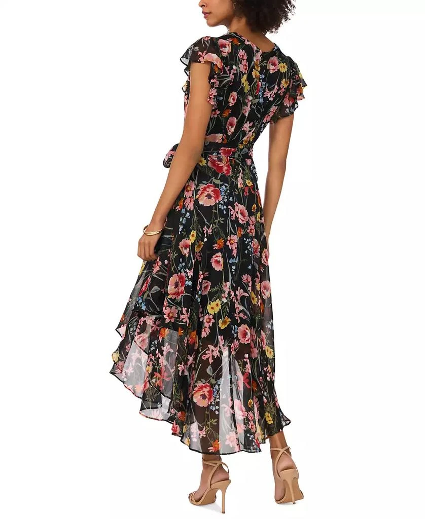 Vince Camuto Women's Printed Flutter-Sleeve Midi Dress 3