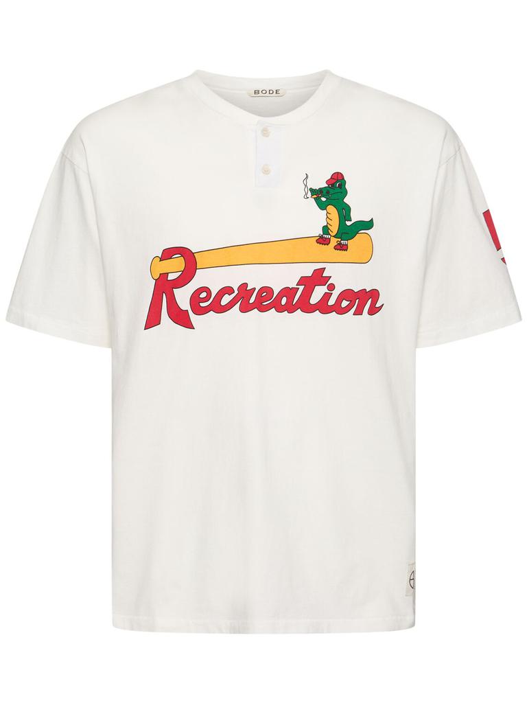 【関税込み】Bode グリーン&ホワイト Truro Tシャツ BODE Green & White 'Truro' T-Shirt - T-Shirts - Compare