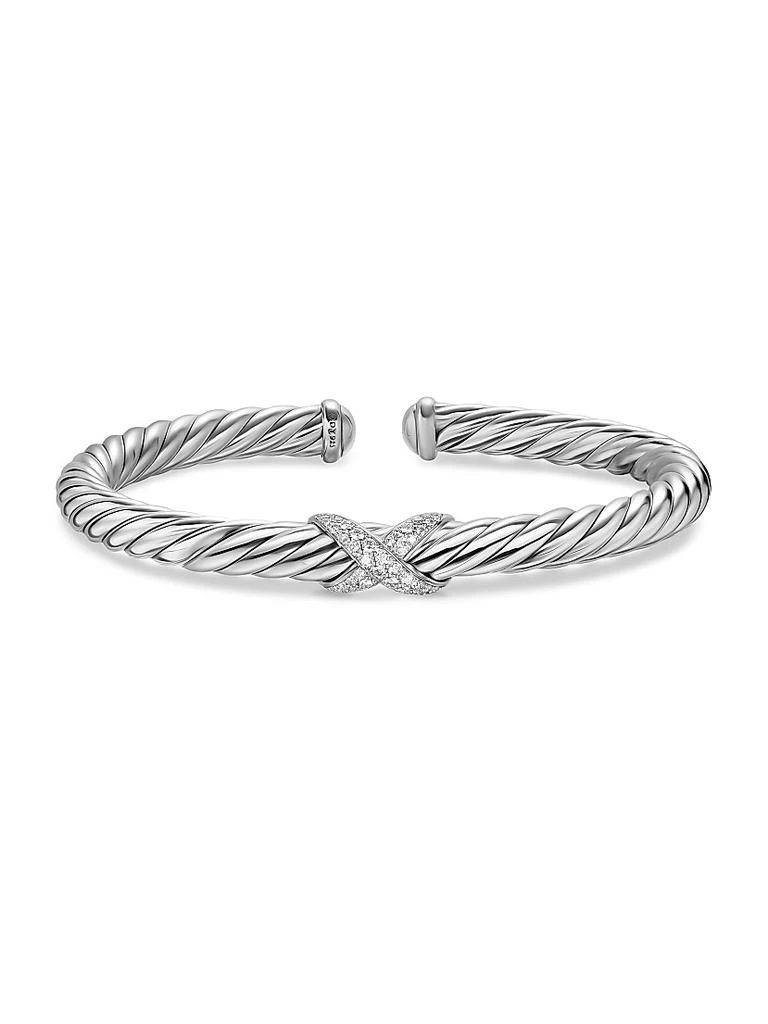 David Yurman Cable Flex X Bracelet in Sterling Silver 4