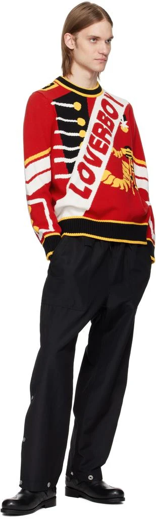 Charles Jeffrey Loverboy Red 'Loverboy' Logo Sweater 4