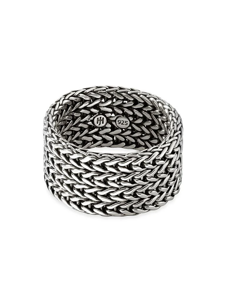 John Hardy Indonesia Rata Chain Sterling Silver Band Ring