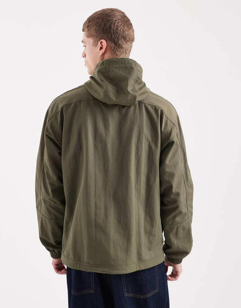 Adidas adidas Originals overhead parka in olive green 3
