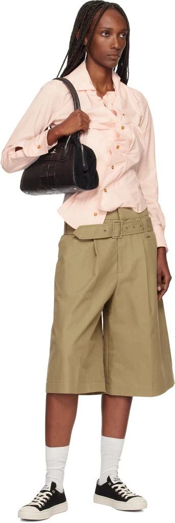 Vivienne Westwood Brown 
Black Shirley Small Holdall Bag 4