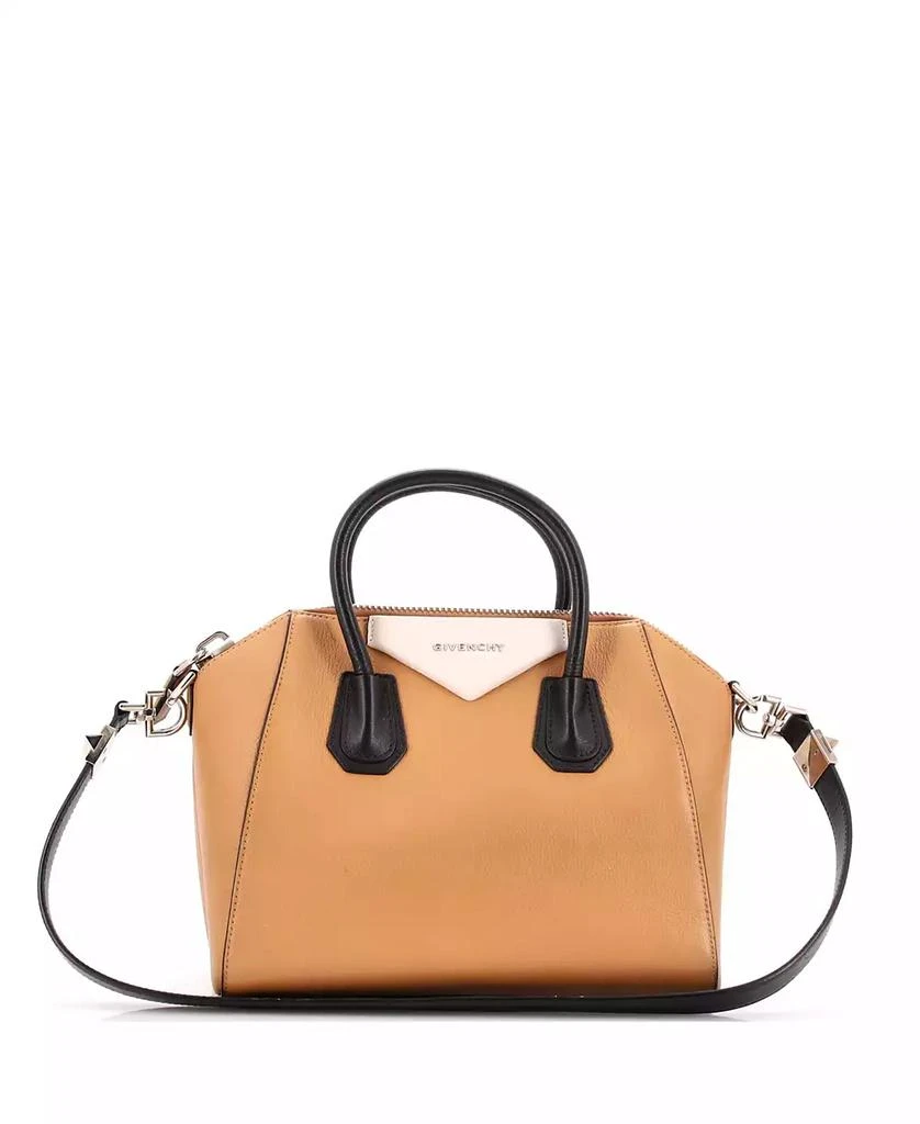 Pre-Owned Givenchy Small Tricolor Antigona Bag Leather