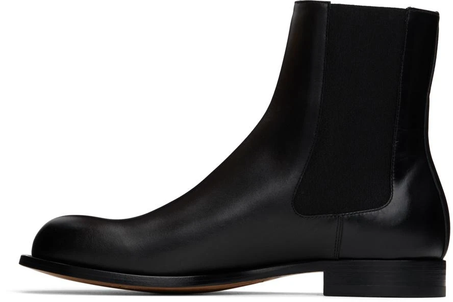 The Row Black Novus Chelsea Boots 3