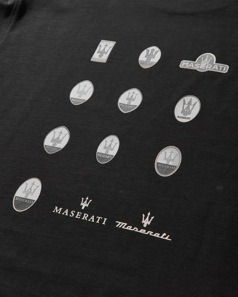 Maserati Men's Heritage Long Sleeve T-Shirt Meteorite 6