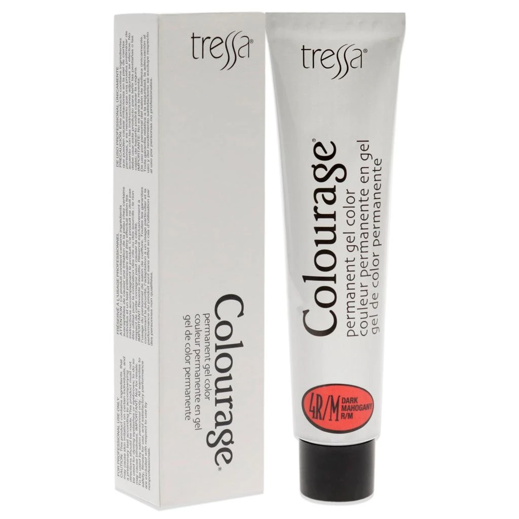 Tressa Colourage Permanent Gel Color - 4RM Dark Mahogany by  for Unisex - 2 oz Hair Color 3
