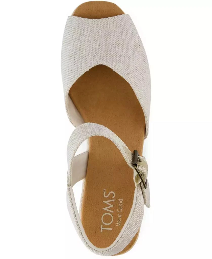 TOMS Women's Isla Peep Toe Sandals 4