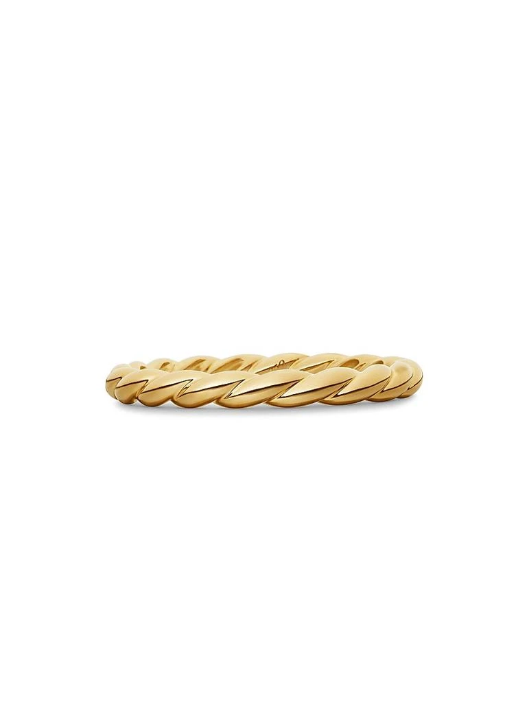 David Yurman Flex Band Ring in 18K Yellow Gold 1