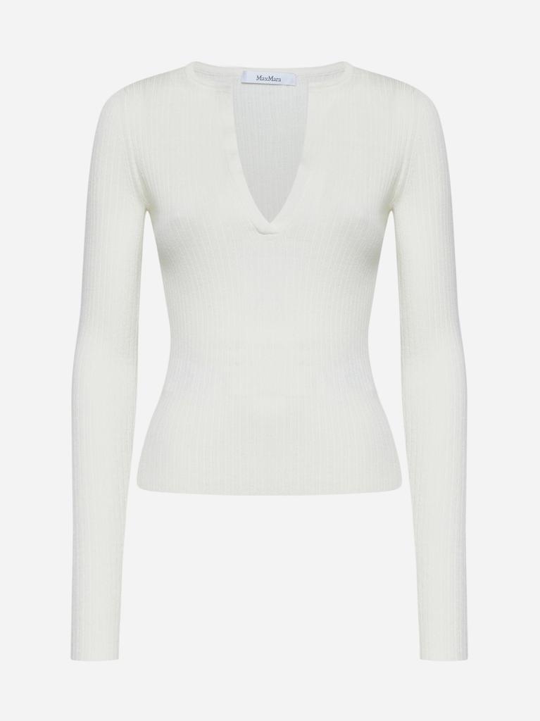 MAX MARA Urlo silk and cashmere sweater