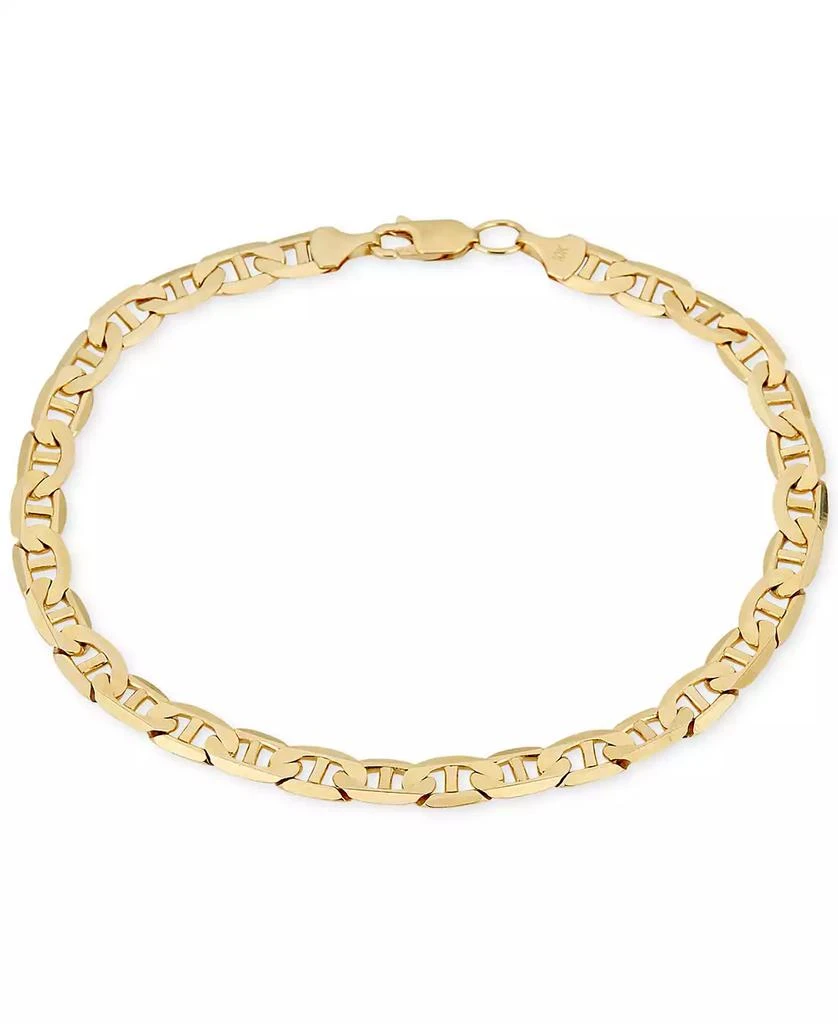Italian Gold Men
s Solid Mariner Chain Bracelet (5-5/8mm) in 10k Gold 3