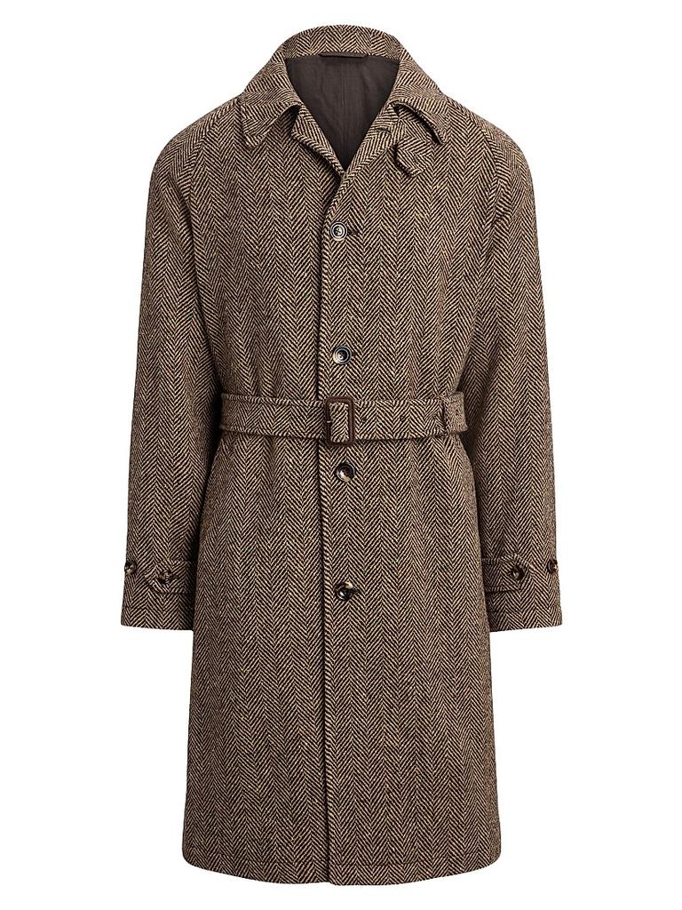 Ralph Lauren Donegal Tweed Balmacaan Coat - Coats - Compare Prices
