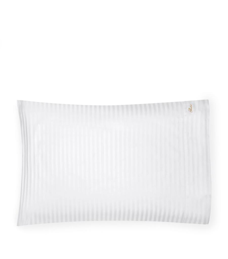 Pratesi Raso Rigato Bolster Pillowcase (13cm x 41cm)