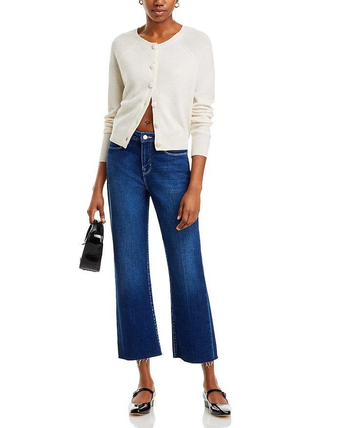 L'Agence Wanda Cropped Wide Leg Jeans 2