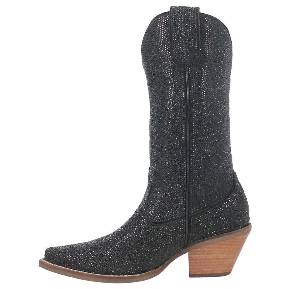 Dingo Silver Dollar Rhinestone Pointed Toe Cowboy Boots 3