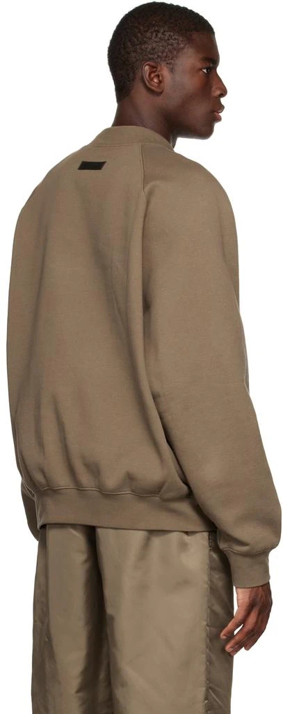 Fear of God ESSENTIALS Brown Crewneck Sweatshirt 3