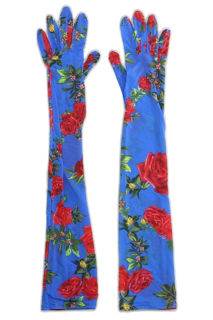 Magda Butrym Magda Butrym Rose Printed Gloves 1