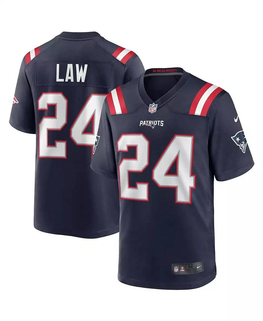NIKE Men's Ty Law New England Patriots Game Retired Player Jersey 1