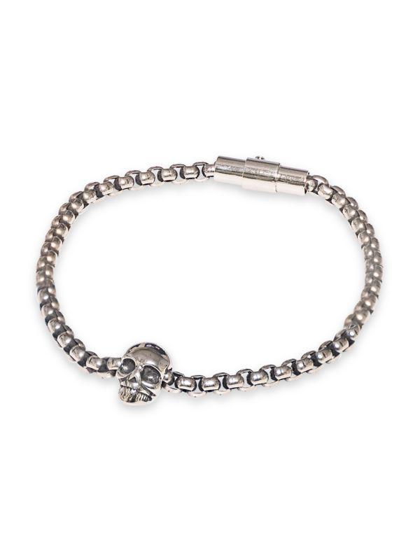 Jean Claude Dell Arte By Jean Claude Jewelry Stainless Steel Skull Bracelet