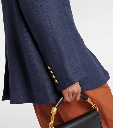 BLAZÉ MILANO Flap tailored linen blazer 5