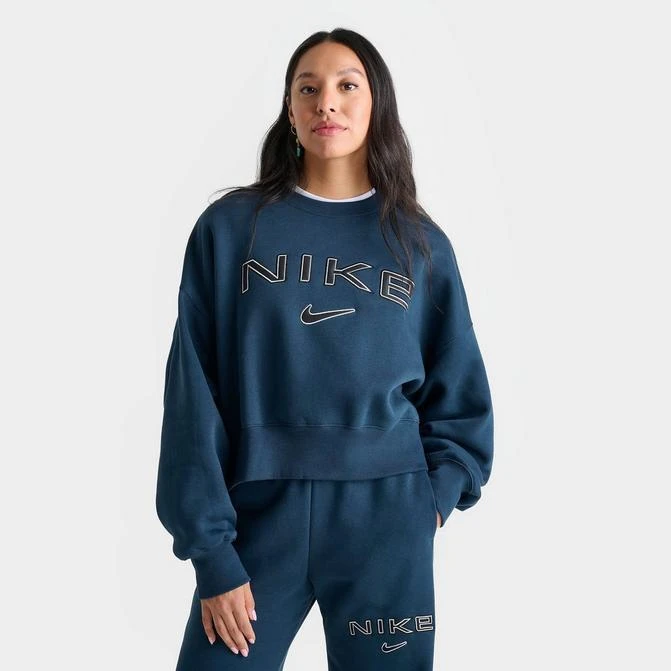 NIKE Women's Nike Sportswear Phoenix Fleece Over-Oversized Crewneck Sweatshirt 1