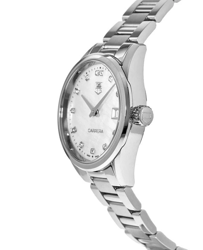 TAG Heuer Tag Heuer Carrera Quartz Mother of Pearl Diamond Dial Steel Women's Watch WAR1314.BA0778 3
