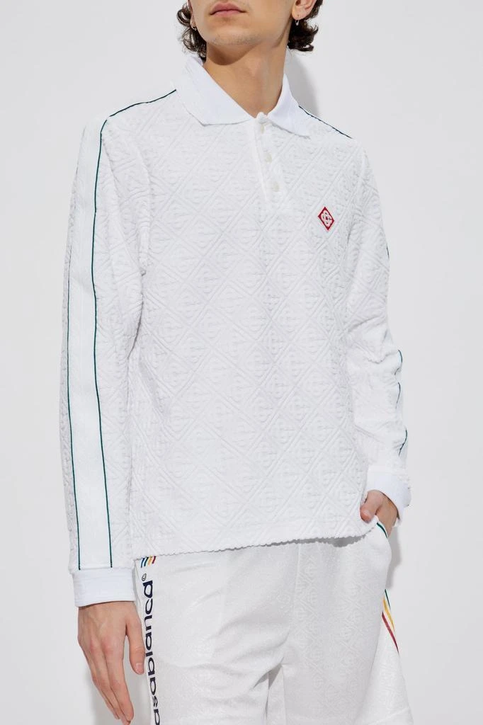 Casablanca Casablanca Embroidered Logo Polo Shirt 3