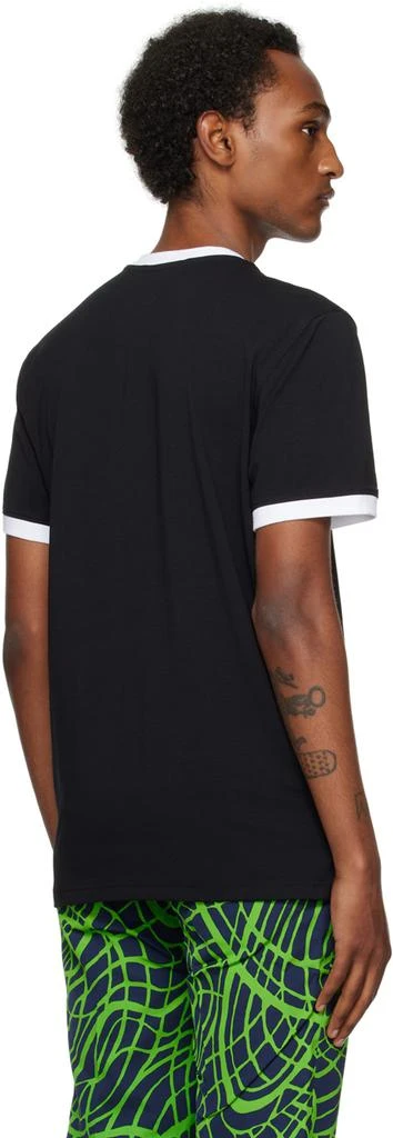 Moschino Black Double Smiley T-Shirt 3