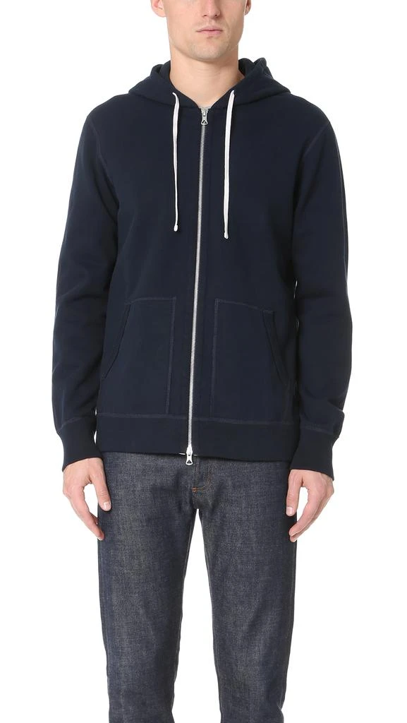 REIGNING CHAMP Midweight Terry Slim Zip Hoodie 1