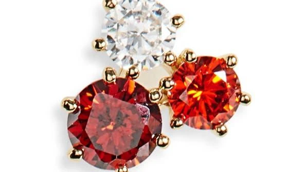 Nadri Natural Beauty Crystal Cluster Stud Earrings 
Necklace Set 5