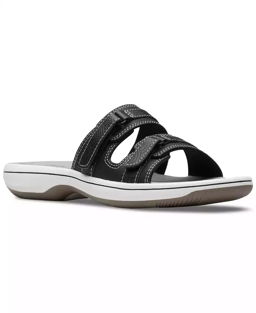 Clarks Women's Cloudsteppers Breeze Piper Comfort Slides