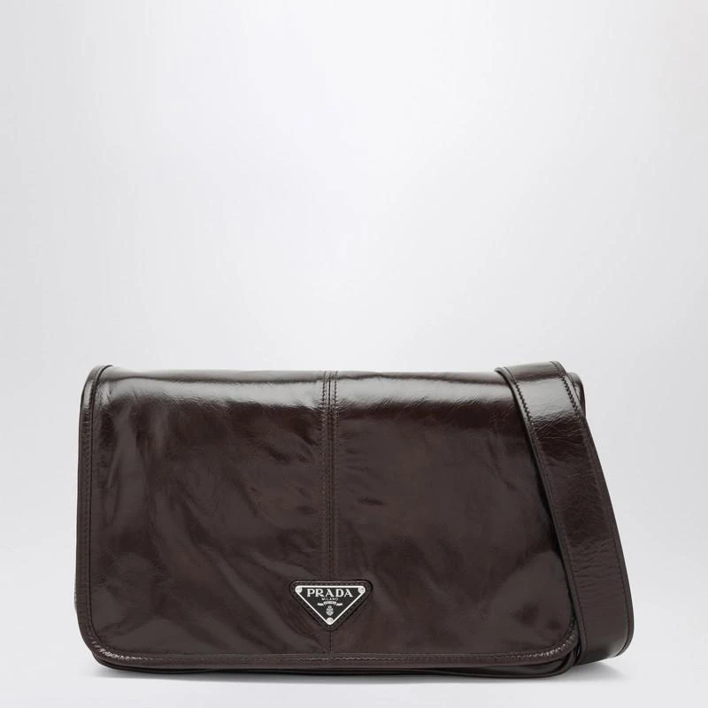 Prada Brown shoulder bag with flap 1