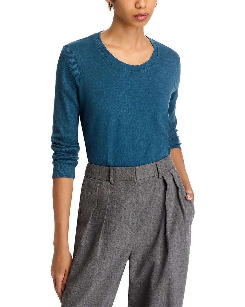 Wilt Crewneck Long Sleeve Trapeze Tee 1