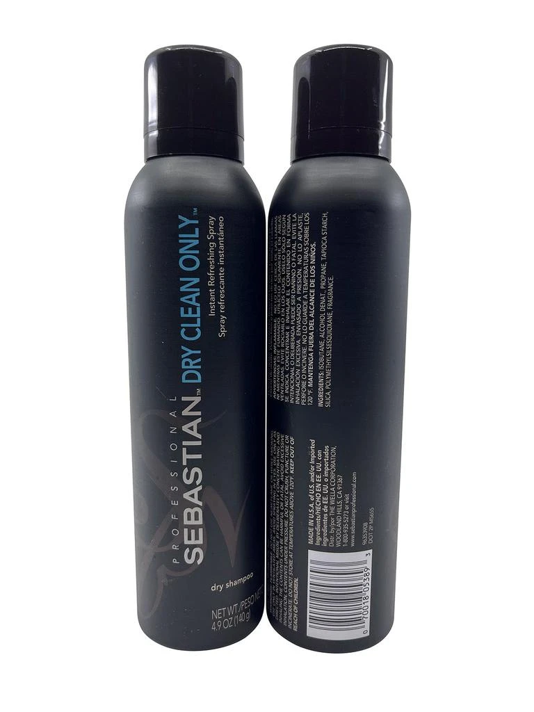Sebastian Dry Clean Only Instant Refreshing Spray Dry Shampoo 4.9 OZ Set of 2 3