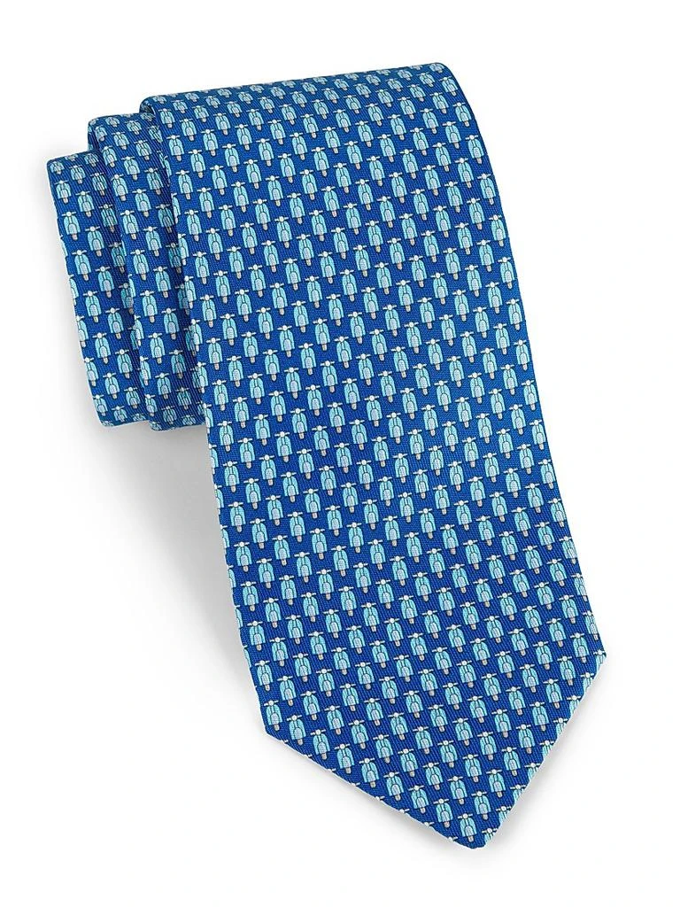 Salvatore Ferragamo Zesta Silk Tie 1