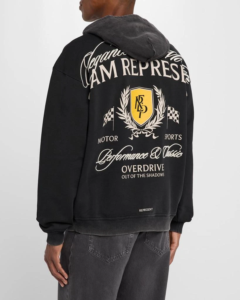 Represent Men's Crest Faded Hoodie 3