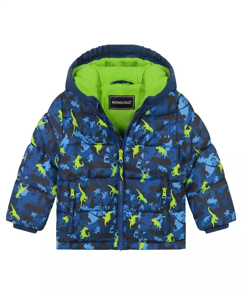 S Rothschild & CO Baby Boys Dino Printed Snowsuit 3