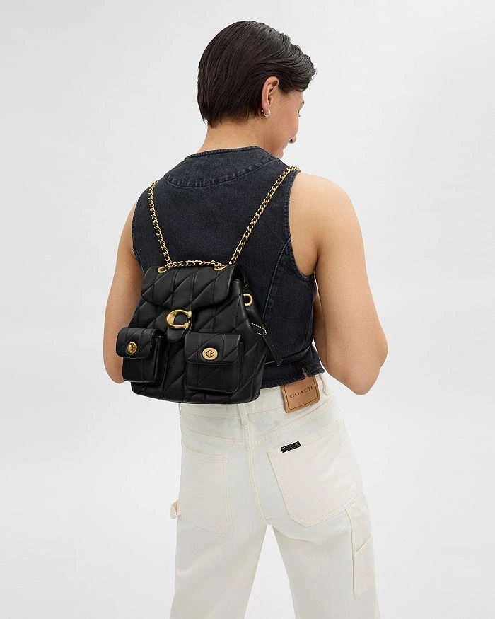 Coach Tabby Quilted Leather Convertible Backpack 3