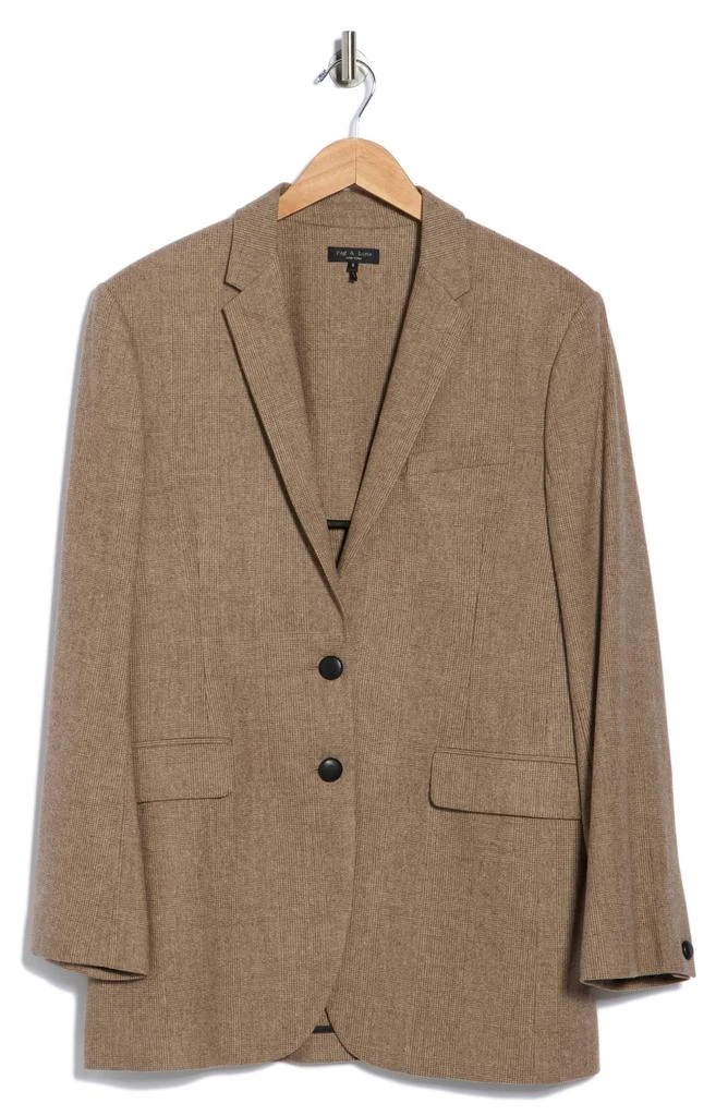Rag 
Bone Odessa Plaid Wool Blend Blazer 3