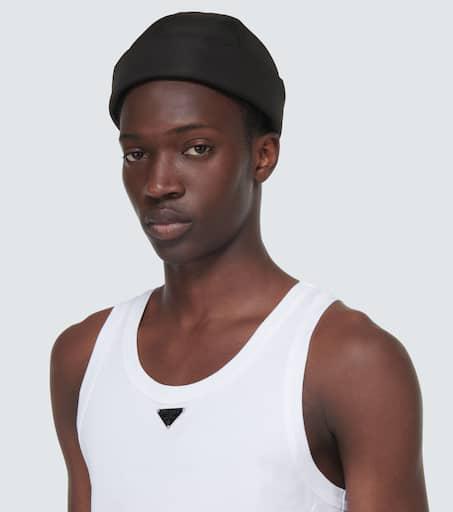 Prada padded nylon beanie online