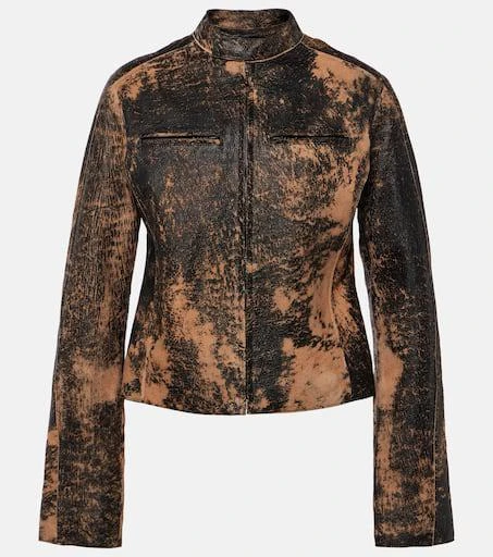 Acne Studios Leather biker jacket 1