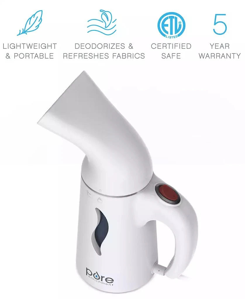 Pure Enrichment PureSteam Portable Fabric Steamer 3